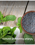 Natural Soap - Peppermint & Poppyseeds