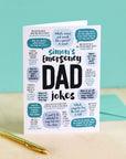 Personalised Emergency Dad Jokes® Card