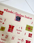 Personalised pet advent calendar - Custom dog advent calendar