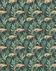 Tropical Fish Wallpaper with Lush Foliage