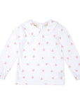 Peter Pan Collar - Pink Hearts