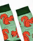 Save the Red Squirrels Bamboo Socks