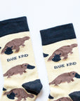 Save the Platypus Bamboo Socks in Yellow
