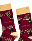 Save the Giraffes Bamboo Socks