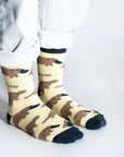 Save the Platypus Bamboo Socks in Yellow