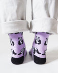 Save the Pandas Bamboo Socks in Lilac
