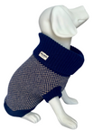 Navy Dog Jumper In Merino Lambswool