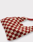 Handmade Crochet Cotton Tote Bag - Eco-Friendly & Sustainable Fashion - 55cm Height by Sook Stainable at brixbailey.com