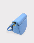Handmade Recycled Genuine Leather Tote Bag - 15cm Tall, 19cm Wide, Adjustable Strap - Eco-Friendly & Durable by Sook Stainable at brixbailey.com