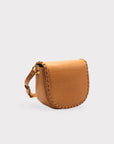 Handmade Recycled Genuine Leather Bag - 15cm Tall, 19cm Wide, Adjustable Handle - Eco-Friendly & Durable by Sook Stainable at brixbailey.com