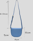 Handmade Recycled Genuine Leather Tote Bag - 15cm Tall, 19cm Wide, Adjustable Handle - Eco-Friendly & Durable by Sook Stainable at brixbailey.com