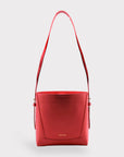Oli - Apple Leather Midi Shoulder Cross-body Bag Red