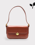 Isla Bag from Sook 2024 Collection - Bio Micro-fibril Leather with Vintage Gold Hardware & Adjustable Straps by Sook Stainable at brixbailey.com
