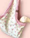 Handcrafted, luxury puppy/small dog carrier/sling