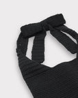Handmade Crochet Bag - 100% Knitting Yarn, Eco-Friendly & Sustainable, Vibrant Colors, Soft Touch - 23cm Height by Sook Stainable at brixbailey.com