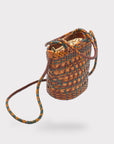 Handmade Genuine Leather Bag with Removable Shoulder Strap - Durable & Eco-Friendly by Sook Stainable at brixbailey.com