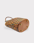 Handmade Genuine Leather Bag with Removable Shoulder Strap - Durable & Eco-Friendly by Sook Stainable at brixbailey.com