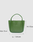 Handmade Genuine Lamb Leather Bag - Adjustable Strap - 17x20x9cm - Sustainable & Durable by Sook Stainable at brixbailey.com