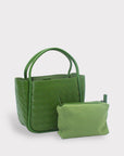 Handmade Genuine Lamb Leather Bag - Adjustable Strap, Durable & Eco-Friendly - 17x20x9cm by Sook Stainable at brixbailey.com