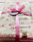 Dolly Floral Dog Blanket | Luxury Handmade Reversible Sherpa Throw | Seasonal Pet Blanket UK | Customisable
