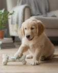 Handcrafted Toy Squeaky Dog Bone - choice of fabrics
