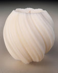 Fragrance-free natural wax pillar candles, vegan eco-friendly luxury candles for meditation and relaxation by Ralph's Orchard at brixbailey.com