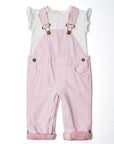 Pink Stripe Dungarees