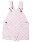 Checkerboard Shorts - Pink