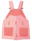 Tonal Colourblock Shorts - Pink
