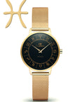 Gold Horoscope Astrology Watch - The Constellation Collection