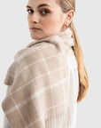 Alpaca Plaid Scarf