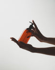 Amber Plastic Pump Bottle