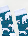Save the Polar Bears Bamboo Socks
