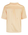 Poppy Lemonade Stripe Silk Blouse