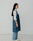 Block Smock Japanese Apron-6