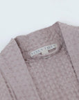 Honeycomb Waffle Bathrobe - Powder