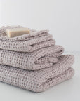 Honeycomb Waffle Towel - Powder