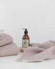 Honeycomb Waffle Towel - Powder