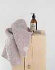 Honeycomb Waffle Towel - Powder