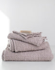 Honeycomb Waffle Towel - Powder