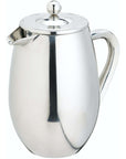 La Cafetière Silver Double Walled Insulated Eight Cup Coffee Maker - 1 Liter
