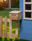 Wooden Postbox and Fence for Kids