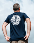 Luxury Keep It Cool capsule collection organic cotton deep blue t-shirt, premium screen printing design, biodegradable packaging by Arcticus at brixbailey.com
