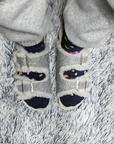 FLUFF | Sandal Grey White
