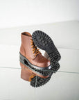 Brown Aviator Leather Boots