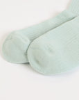 Save the Puffin Ribbed Bamboo Socks in Blue