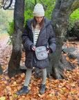 Mini Dog Walking Bag - Grey