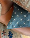 Purley Square Cushion - Slate Green
