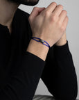 Carbon Regent Cord Bracelet