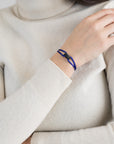 Carbon Regent Cord Bracelet